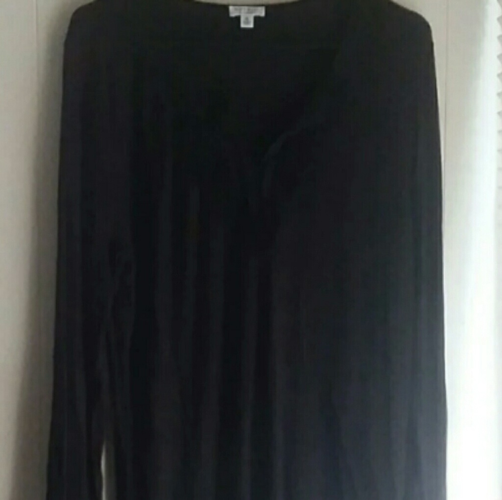 Nine West Separates Patterened V-Neck Long Sleeve